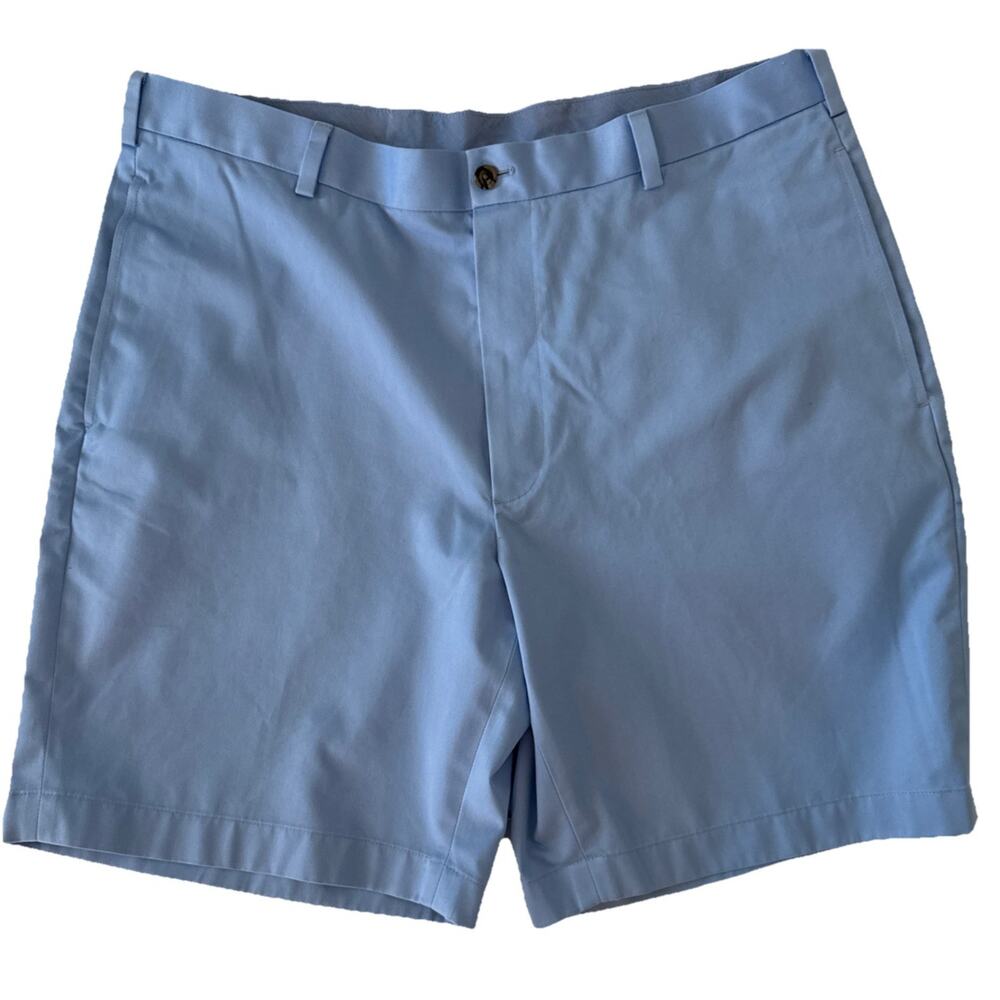 Brooks Brothers Mens Size 38 Sky Blue Light Weight Advantage Casual Shorts